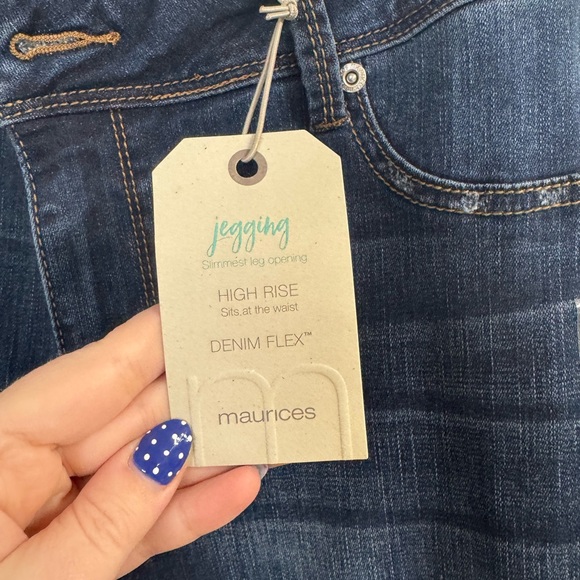 3/$10 NWT Maurice’s High Rise Jeggings - Picture 3 of 5